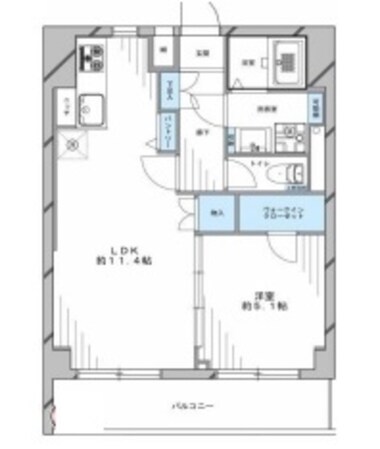 シャンブル目白の物件間取画像